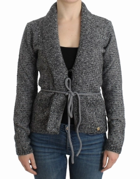 Cavalli Elegant Wool Blend Women's Cardigan Fine Gauge Knit Timeless Layer
