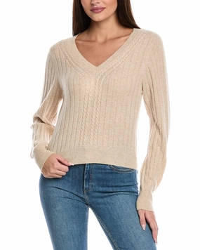 Comfort Piece &Isla Colette Classic V-Neck Cashmere Sweater