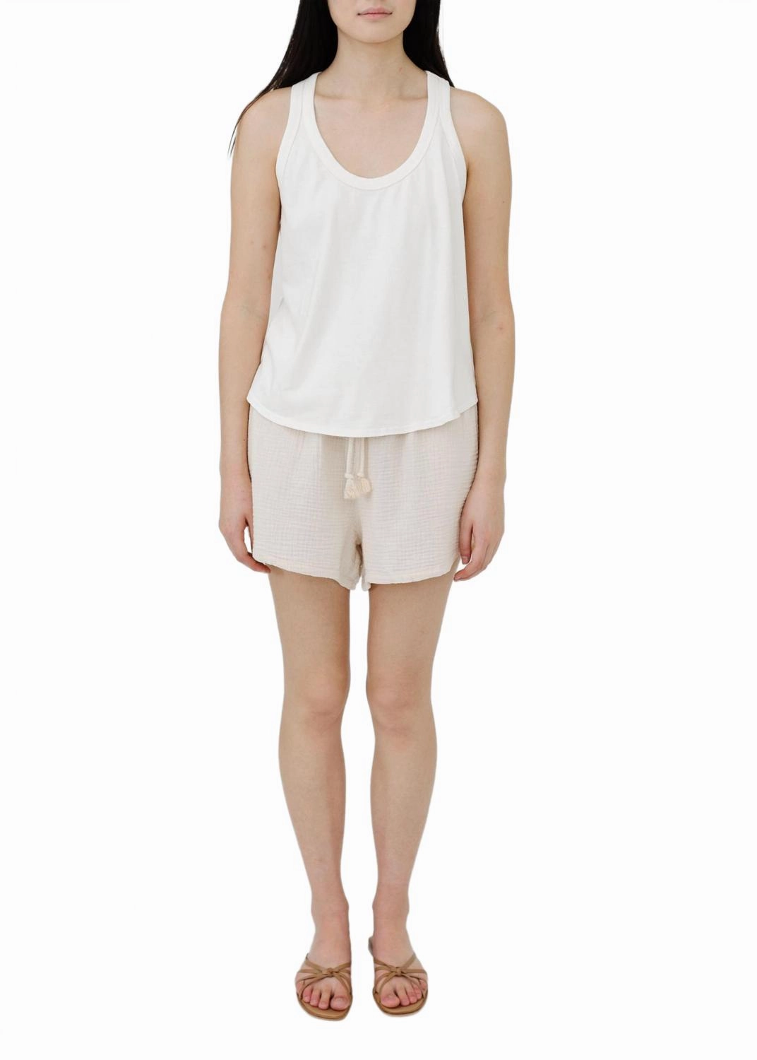 Starla Dolphin Short In Oysterette fashion industry High-waisted