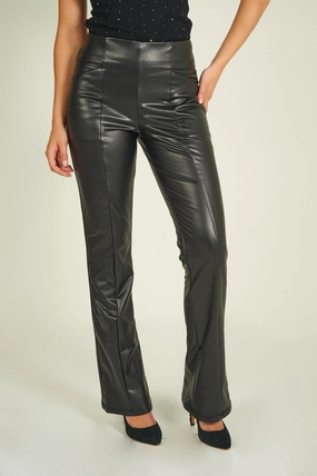 Pantalon ??vas?? en faux cuir - AMANDINE - (E-C17) - VENTE FINALE Professional Wear