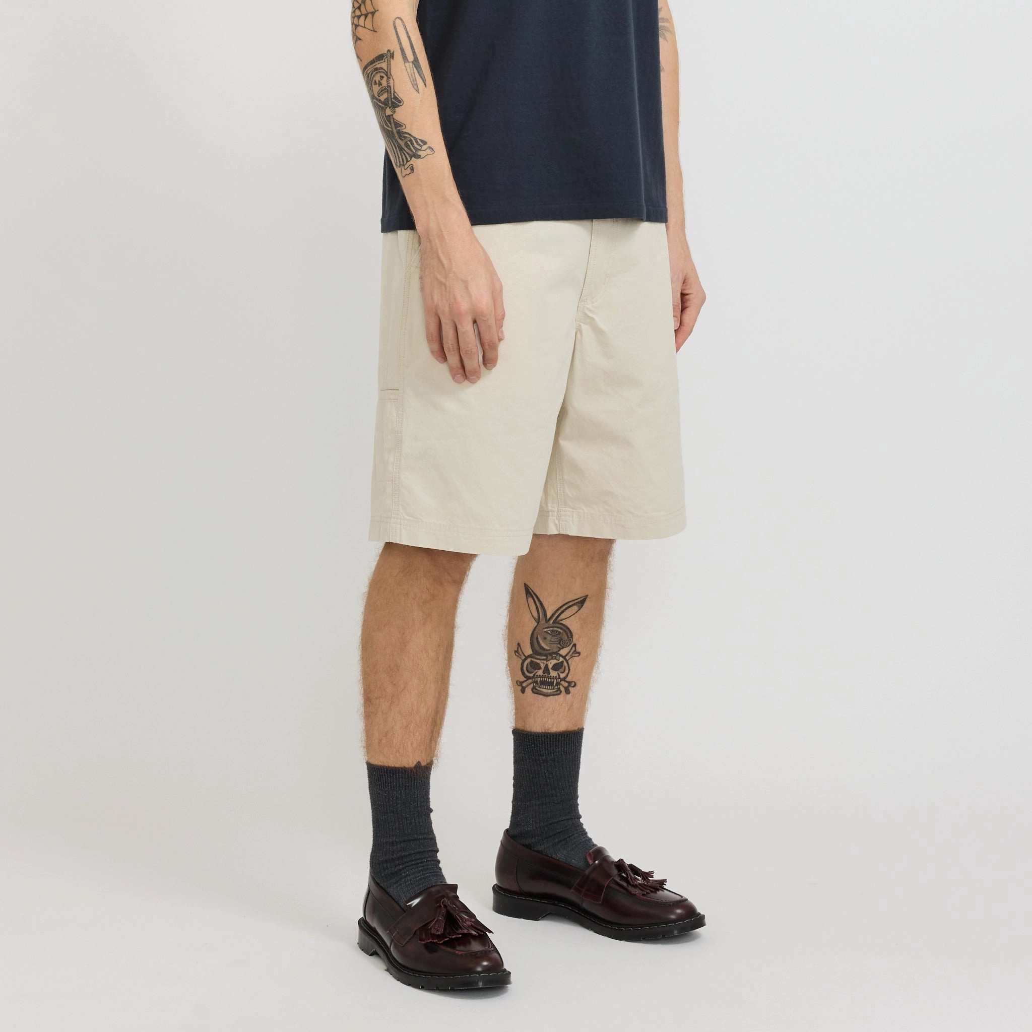 Cil Short Khaki Clean Mood Sustainable Manufacturing