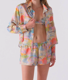 Cissa Silk Boxer Short In Multi Secure Closure System