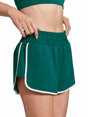 Arlington Running Short In Adventurine/white Everyday Feel