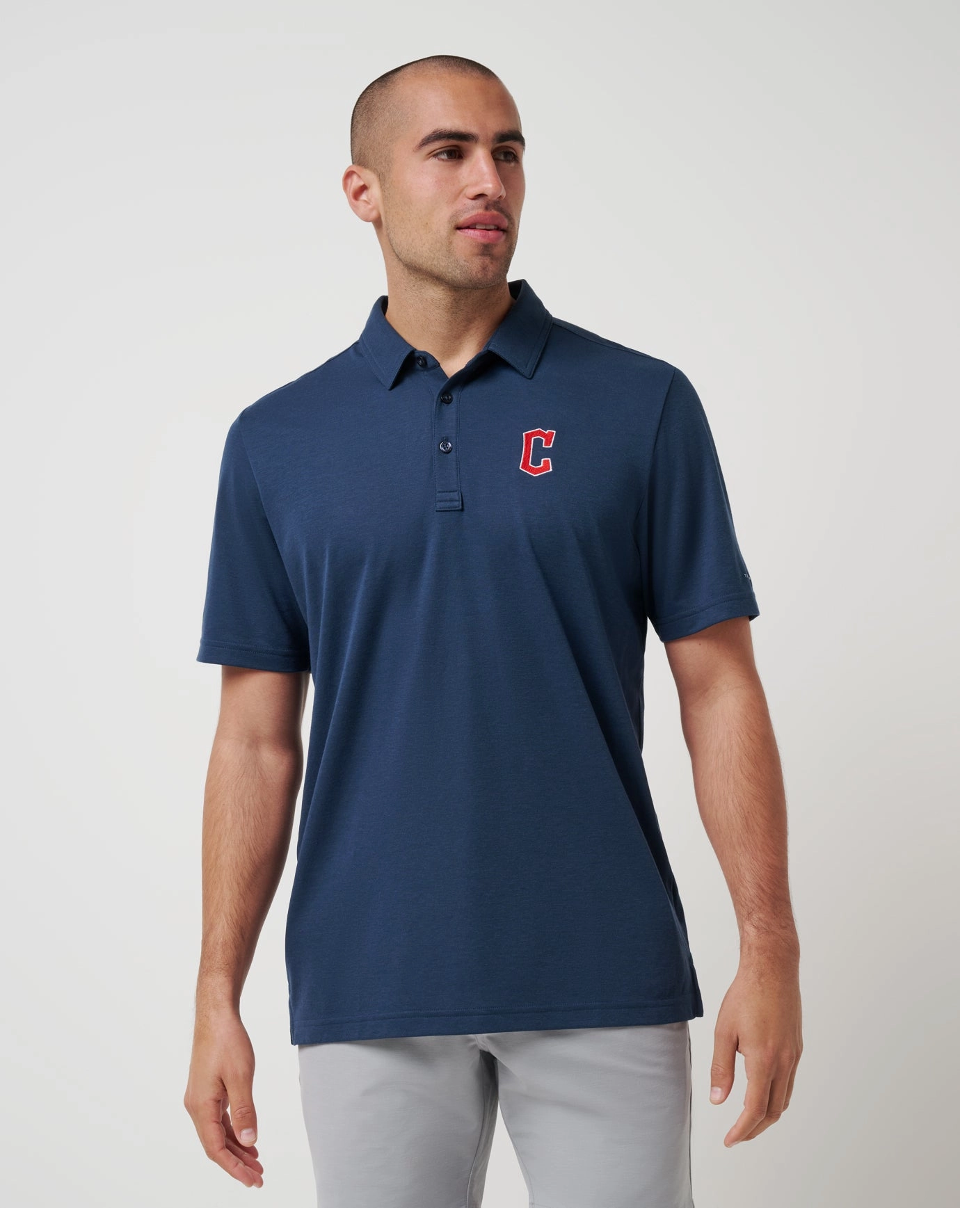 Lightweight Comfort Luxe Apparel Cleveland Guardians Playoff Pitch Polo