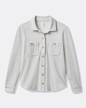 Foldable Collar Eco Nice Cloud Fleece Shacket