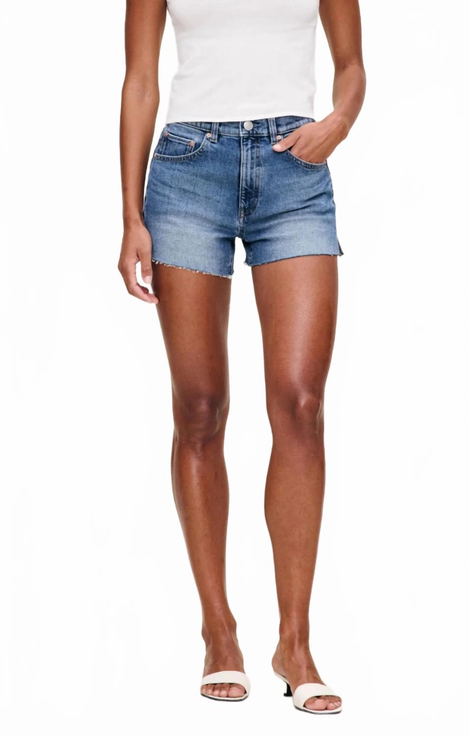 rooftop party look Hypoallergenic Lining Zoie Relaxed Vintage Short In Endless Sea Wash