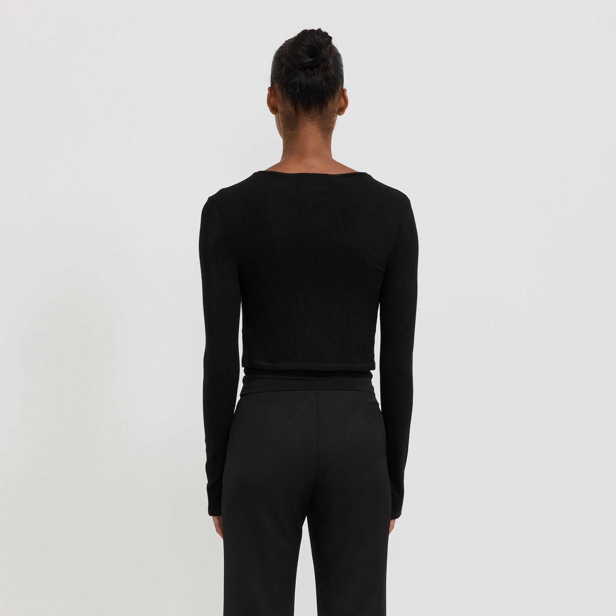 Assume Cardigan Black Functional Fashion Fashionable Look