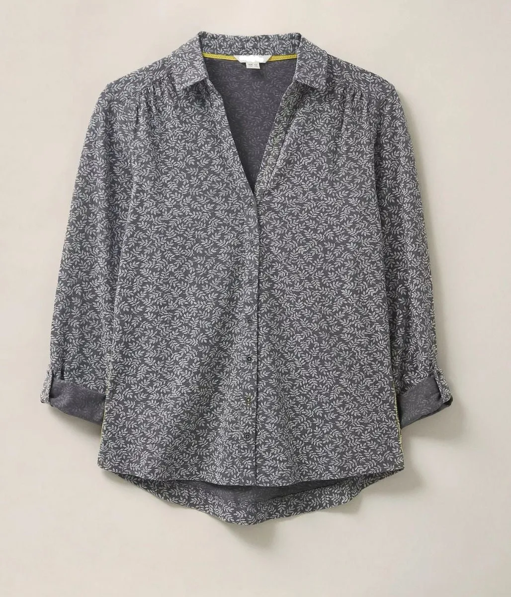 Grey Annie Jersey Printed Shirt Casual Tank Hygroscopic Inner Layer