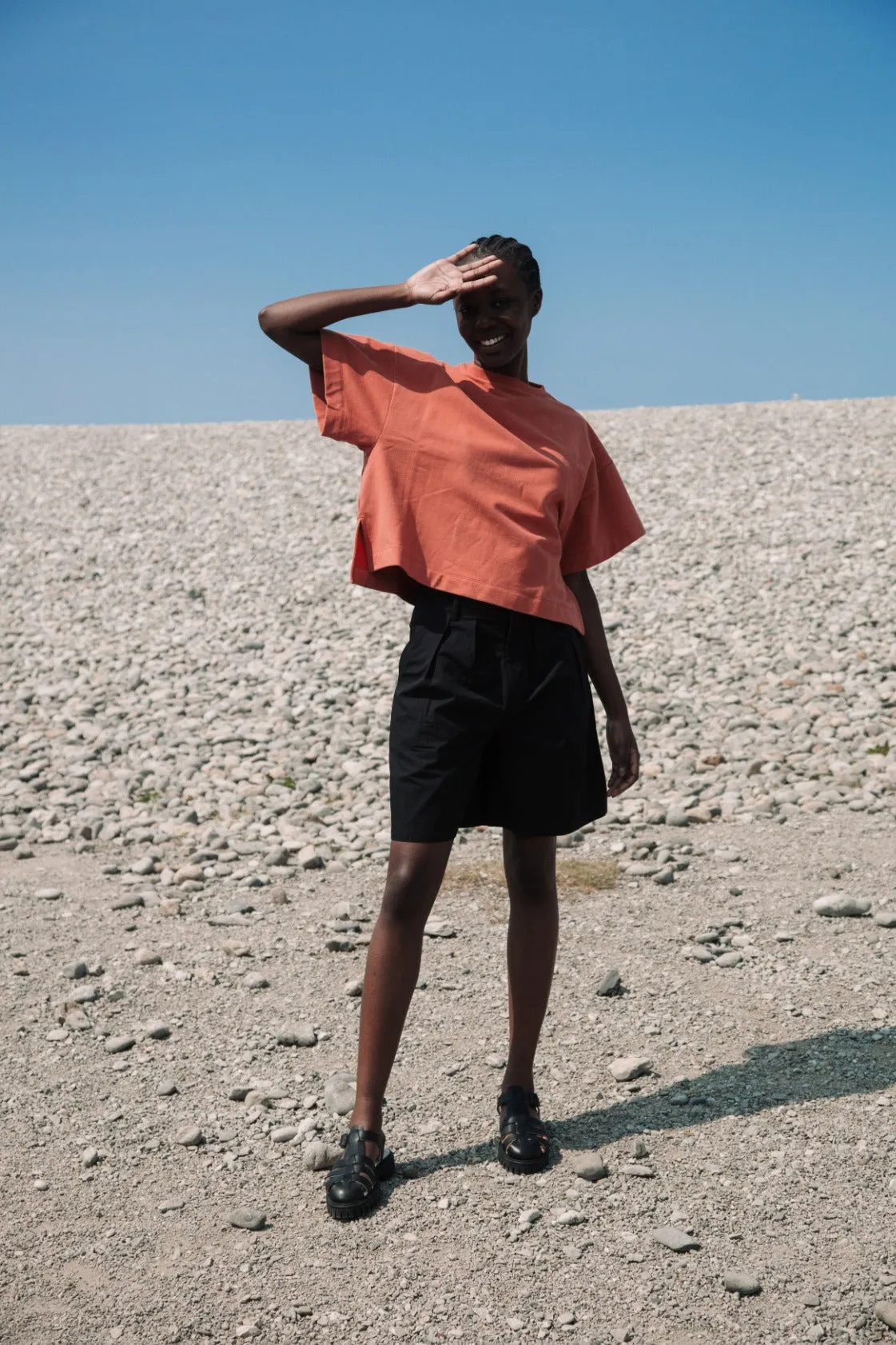 Bold Design Janine Organic Cotton Shorts in Black