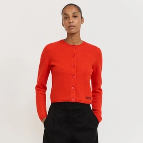 Mila Cardigan Rouge Soft Knit Piece