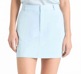Marie A-Line Mini Skort In Whispering Sky Casual Comfort