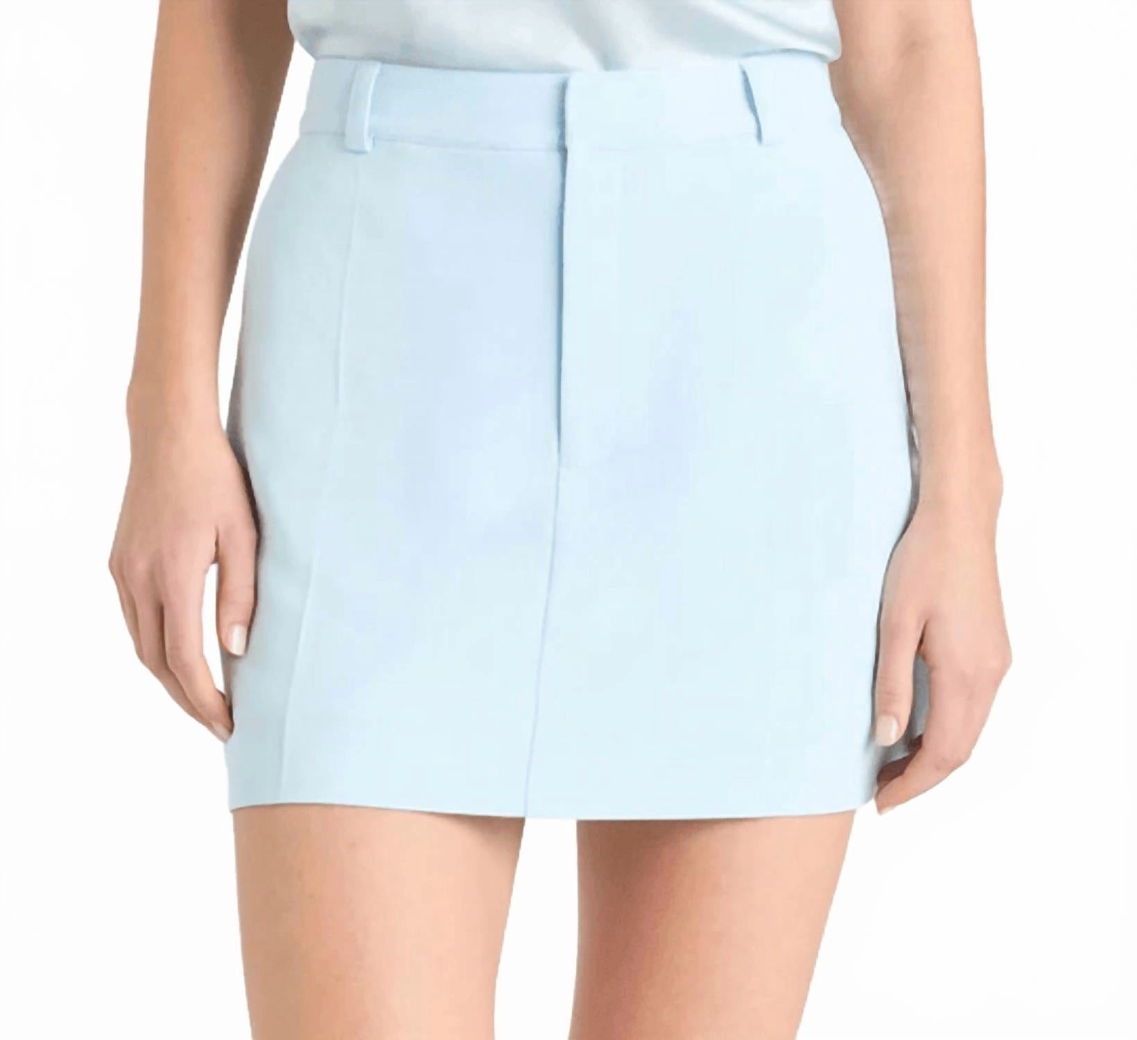 Marie A-Line Mini Skort In Whispering Sky Casual Comfort