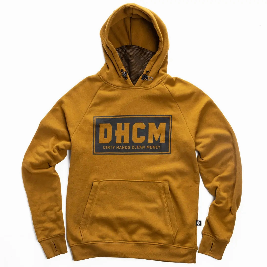 Men's DHCM Big Logo Torrid Hoodie MultiPocket Configuration Lightweight Thermal Tech
