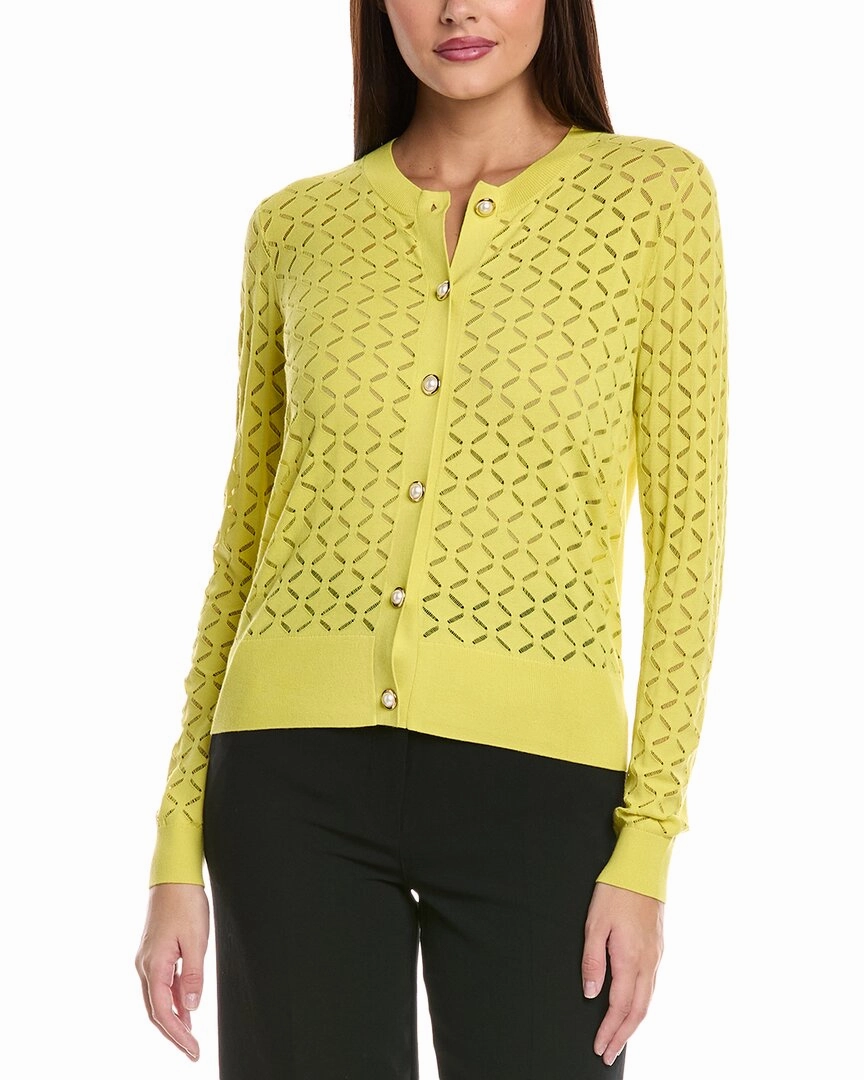 St. John Float Knit Cardigan Casual Knit Wear