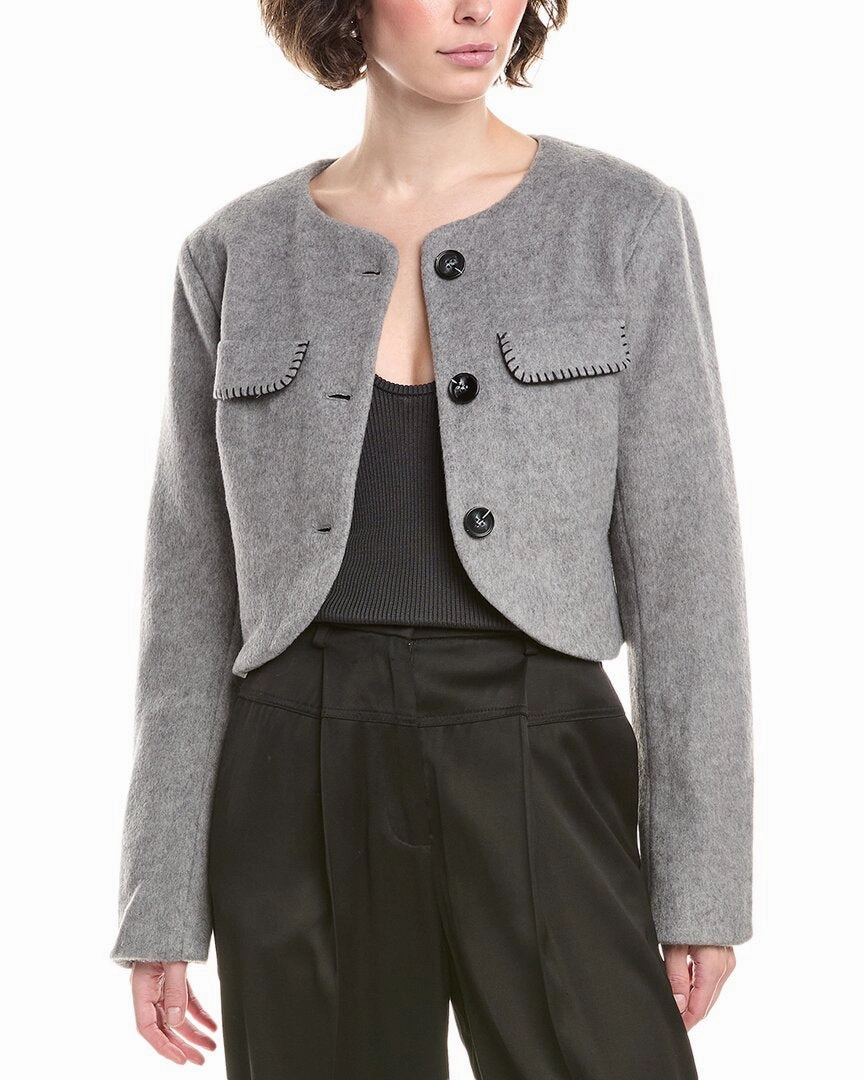 4th & Reckless Mable Wool-Blend Cardigan Cozy And Stylish