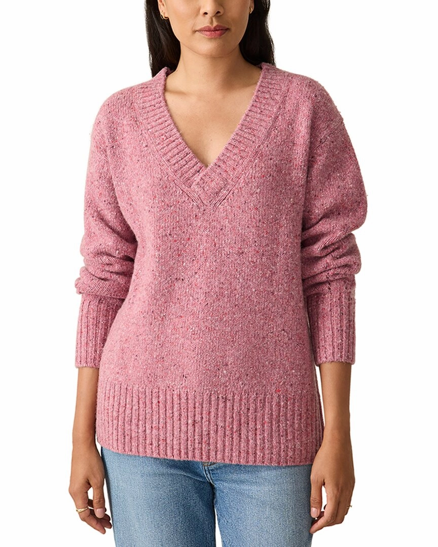 Snuggle Layers Faherty Driftwood Donegal Wool-Blend Sweater
