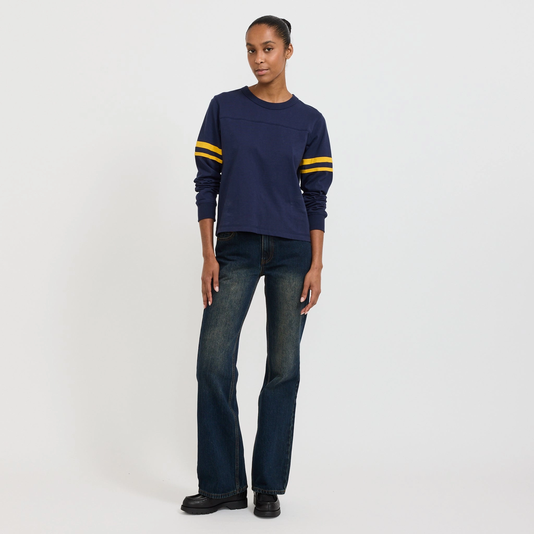 Luxury Minimalist Basic Outfit Womens Vini Jeans Dirty Indigo