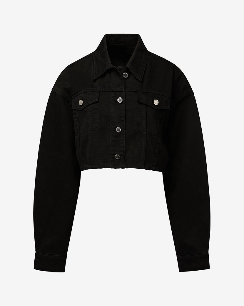 Cropped Denim Jacket Old Style