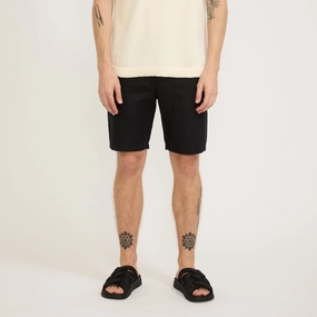 No Friction Seb Casual Linen Shorts Black