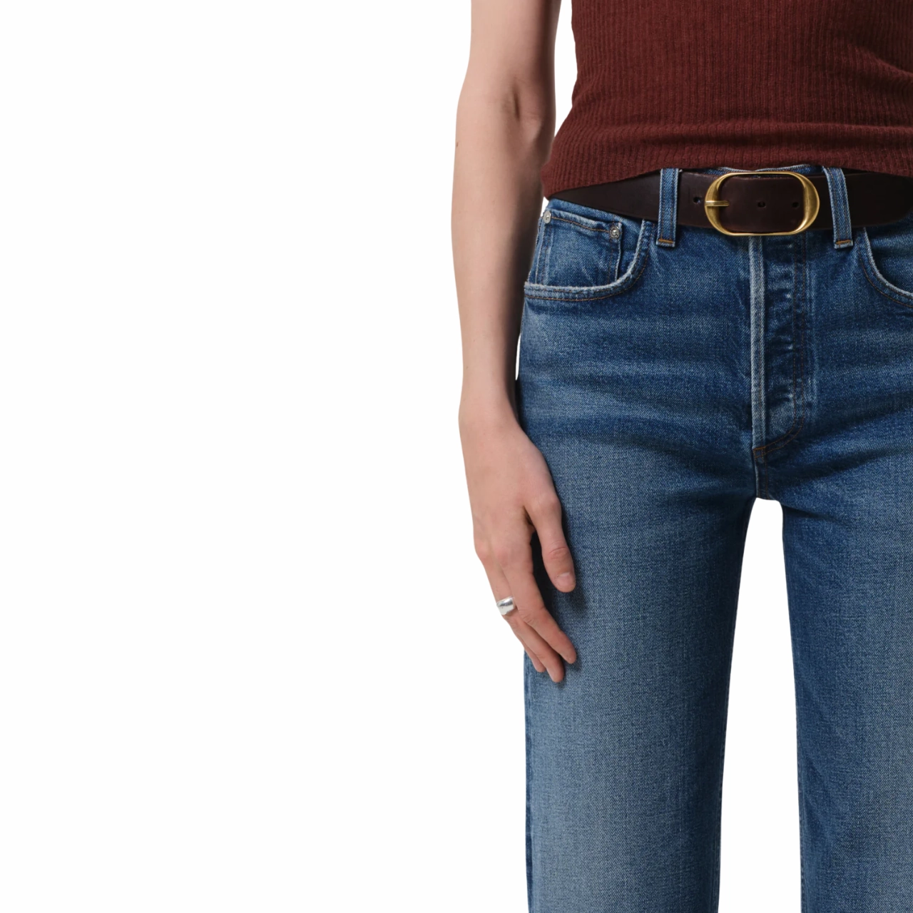 Delfina High Rise Straight Cici Style Combo