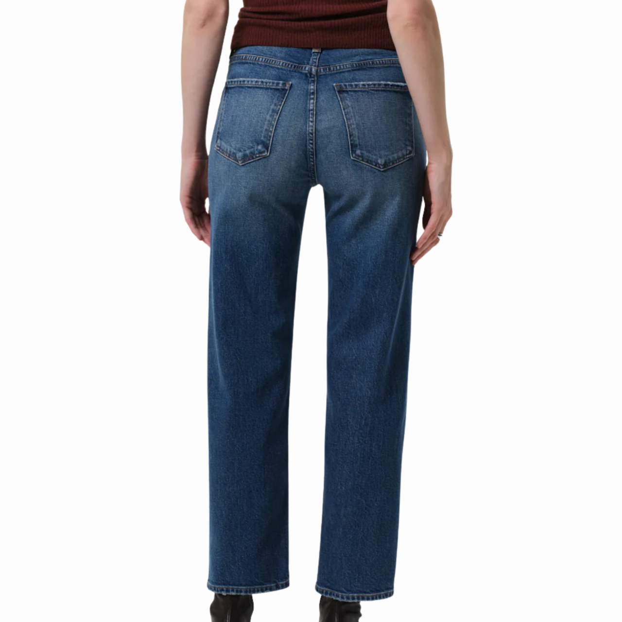 Delfina High Rise Straight Cici No Bulk Seam Design