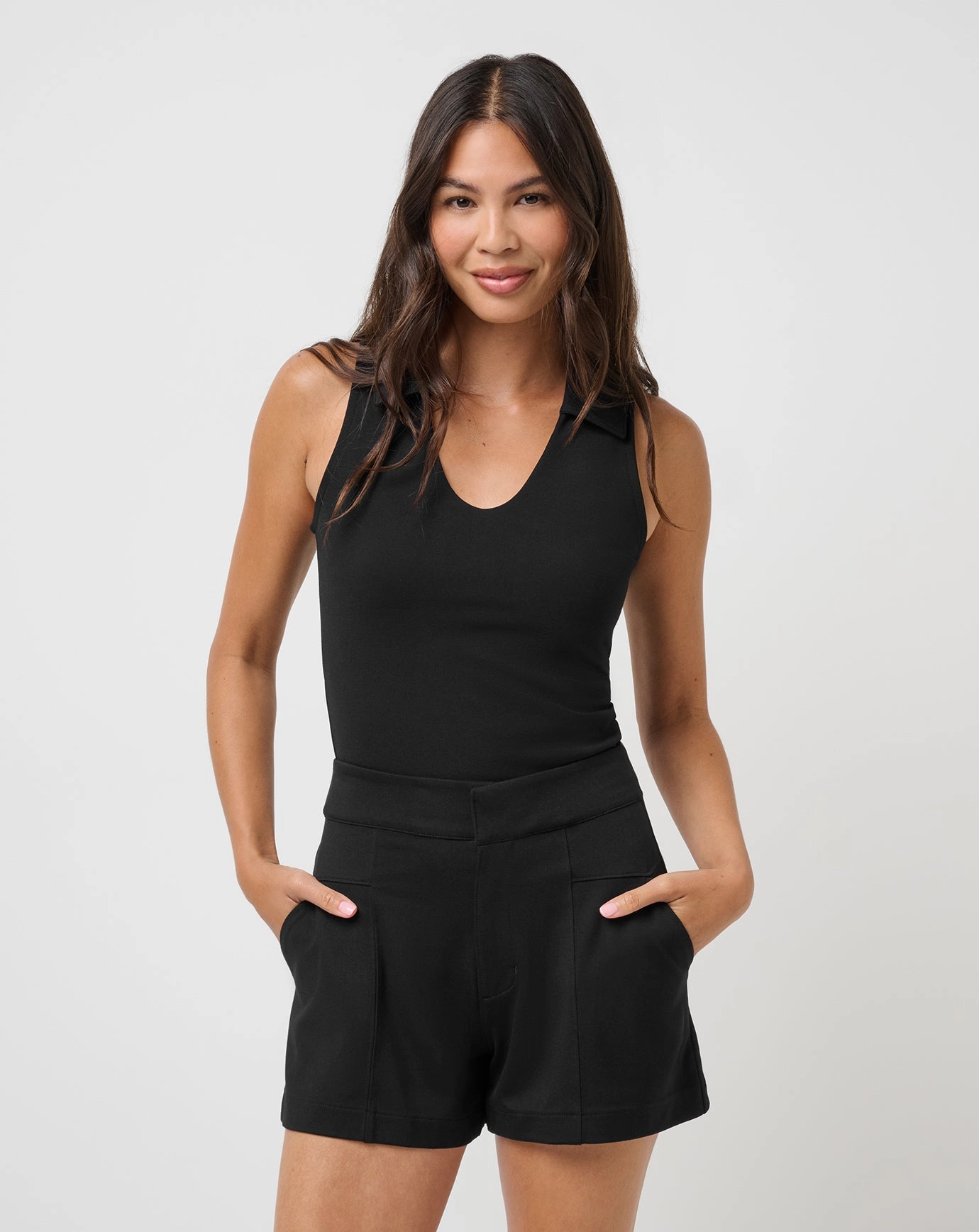 Friday Ponte Polo Cotton fabric Comfy Look