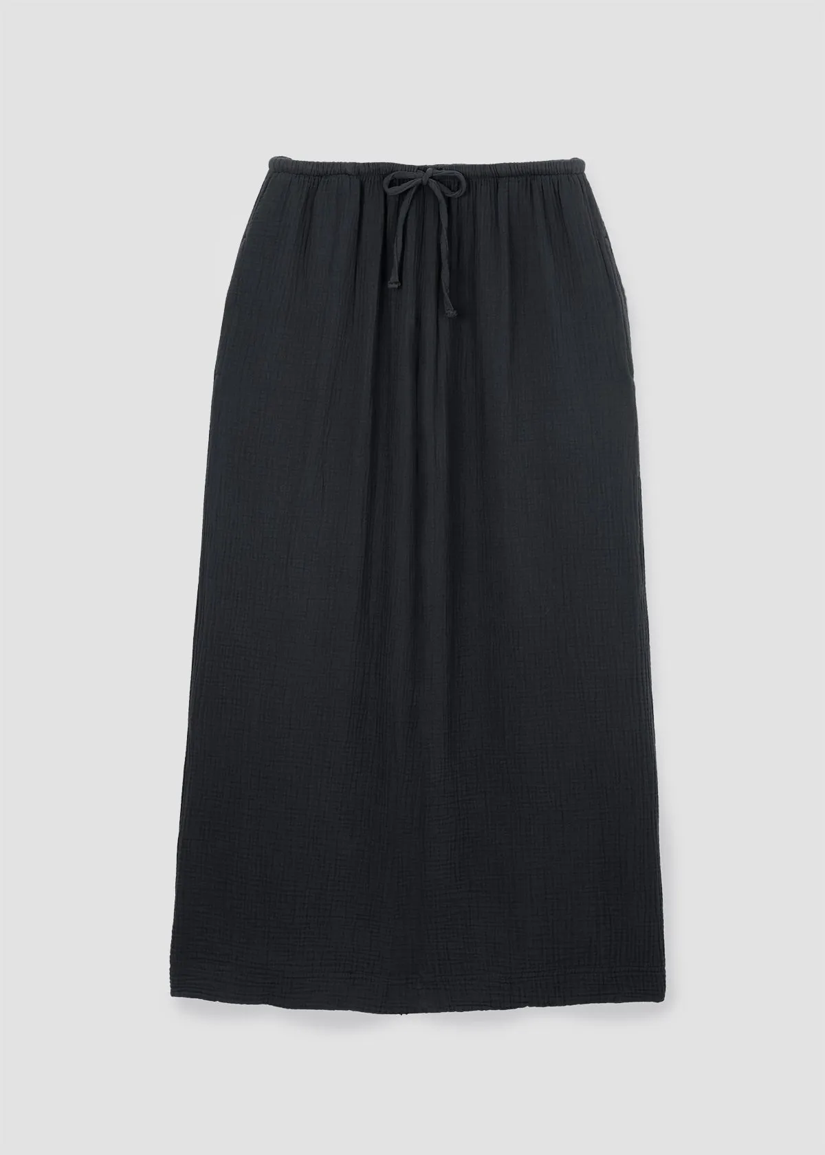 Minimalist Fit Ultra Soft Inner Layer Macy Organic Cotton Skirt in Black