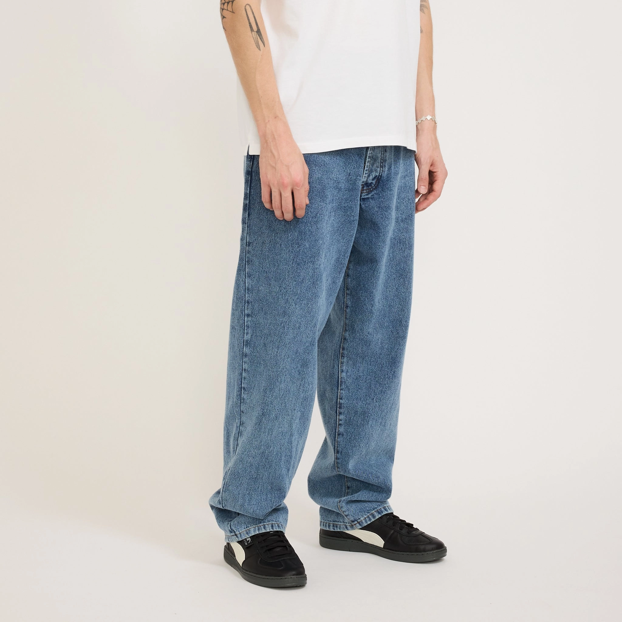 Comfort waistband Weather Friendly Drs Denim Pants Stone Washed