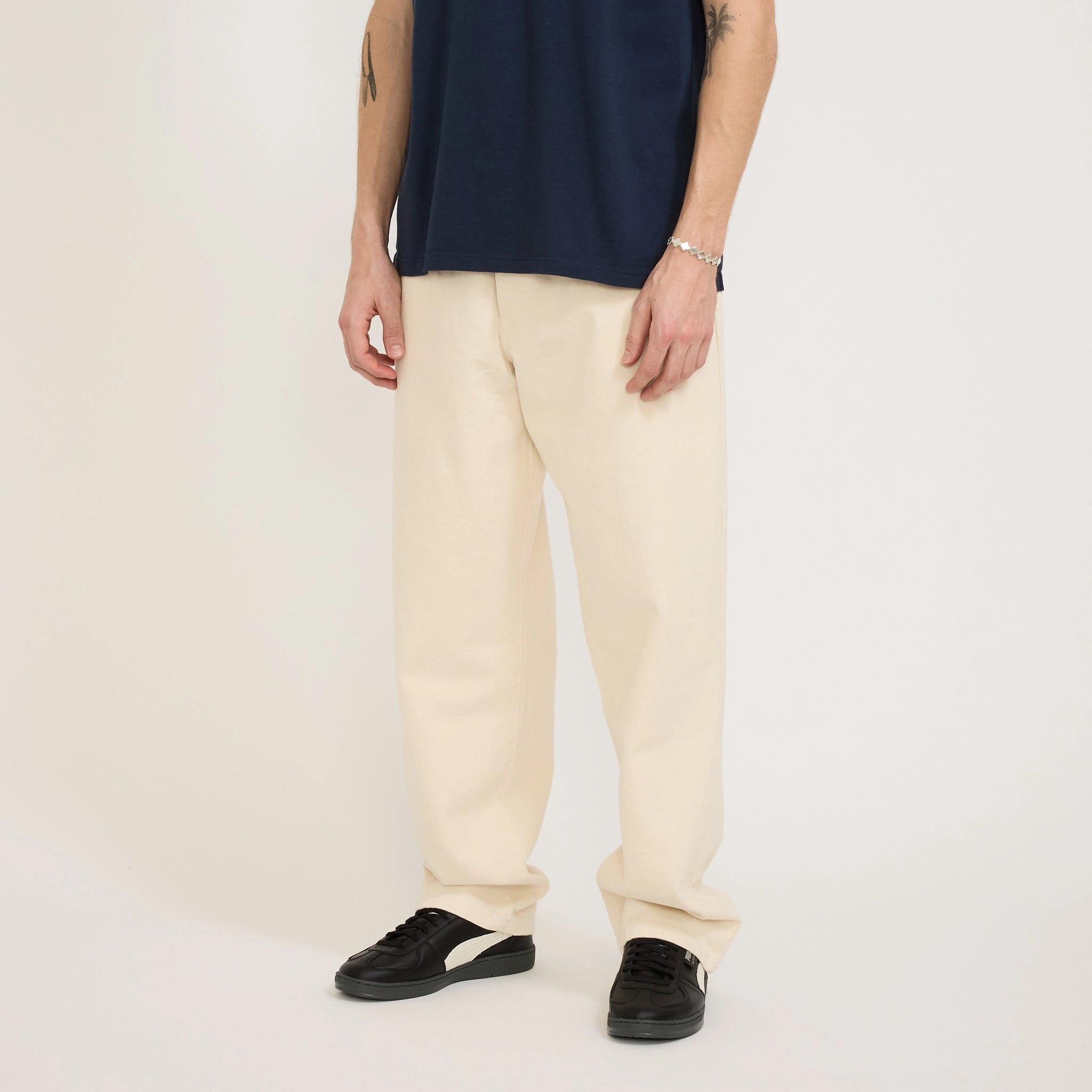 Fit Ready Drs Pants Off White Denim