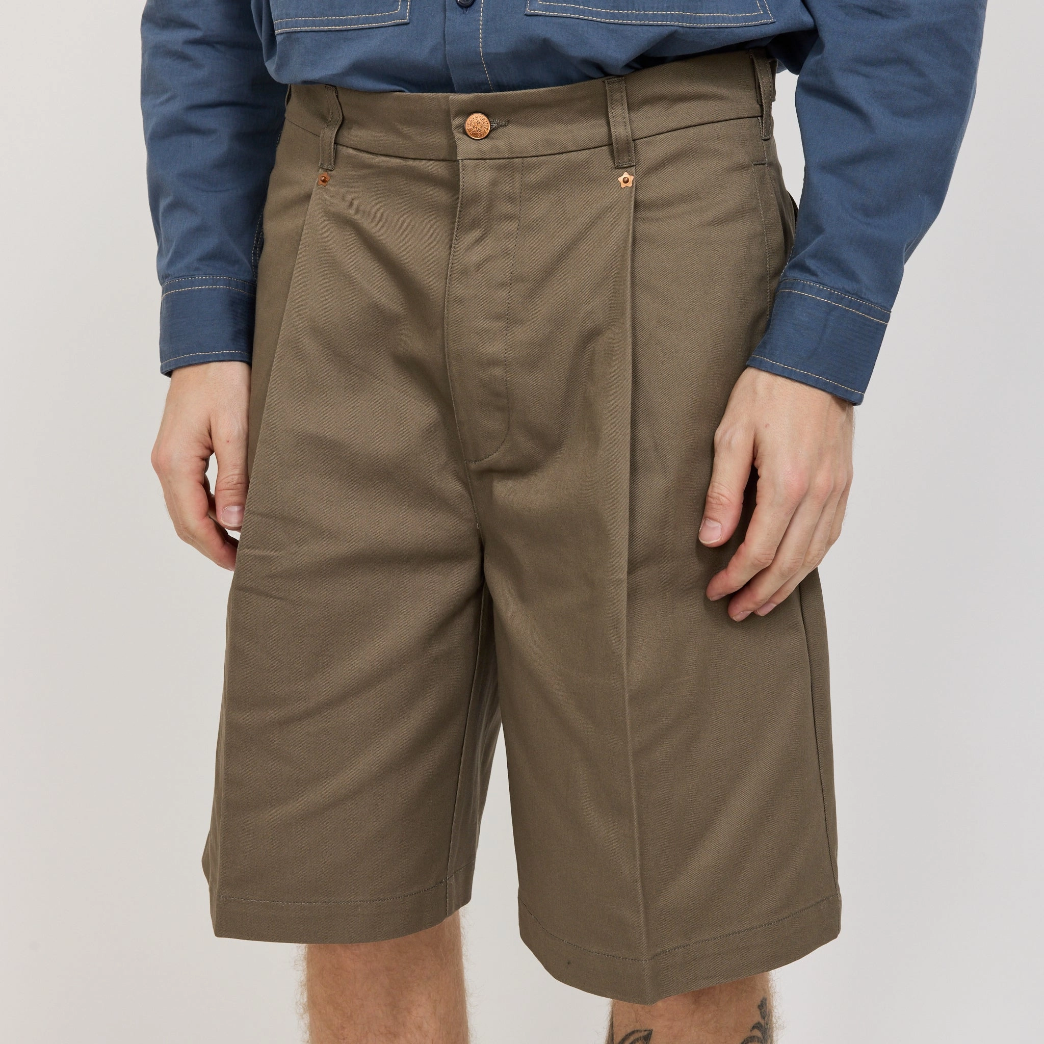 StretchWaistband tall size Lyu Short Stone