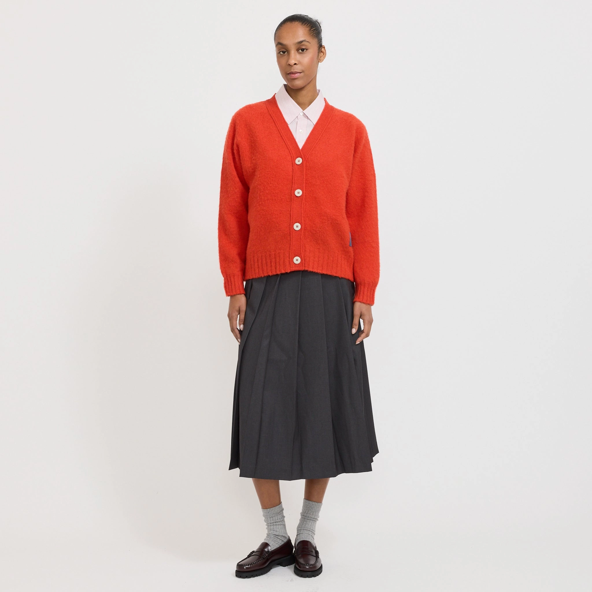 Active Comfort Shaggy Bear Woman Cardigan Passion