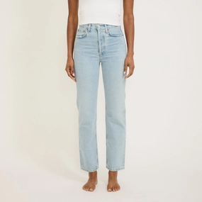 90's Pinch Waist High Rise Straight Focus Evening Stroll Stretch Breathable On The Go