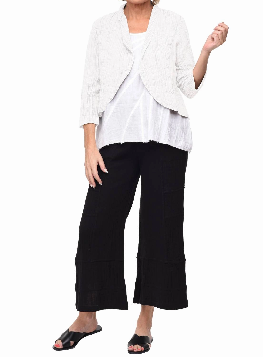 Landon Jacket In White Thermal Insulation