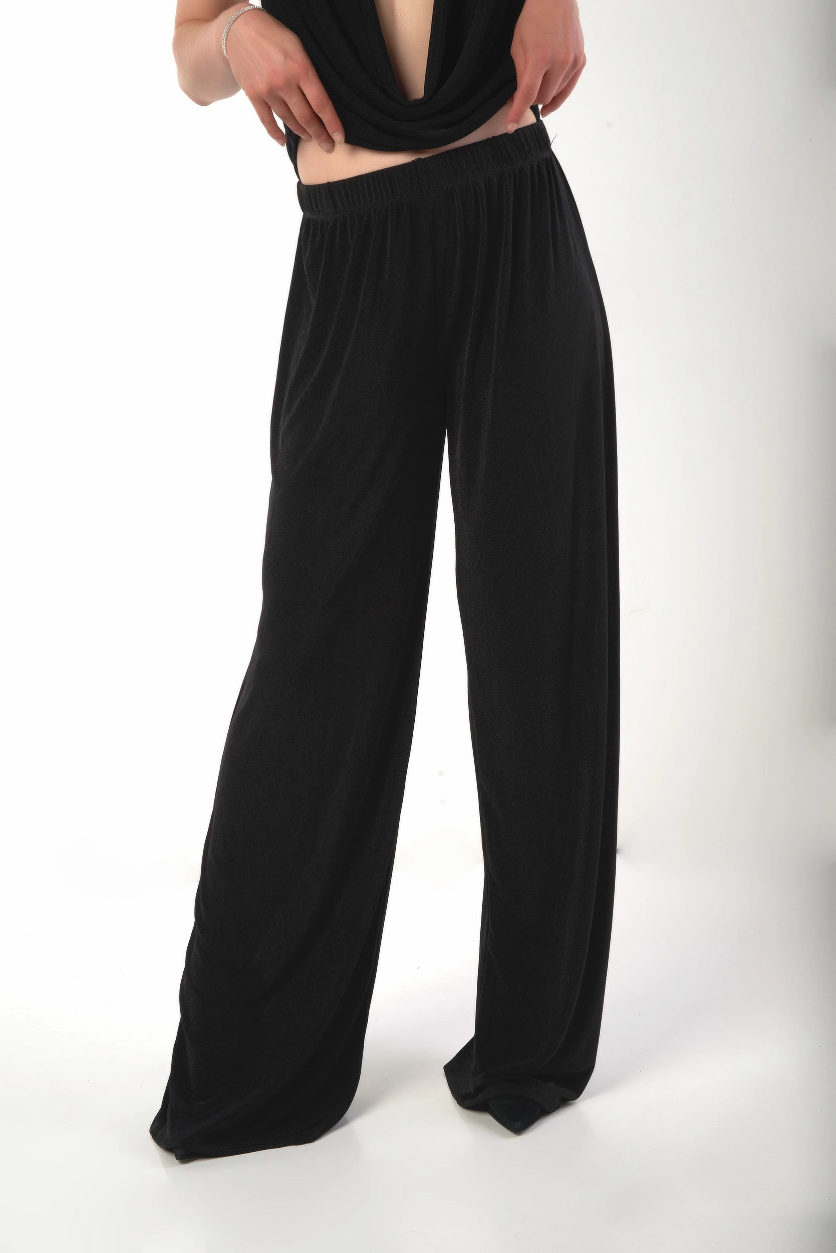 Pantalon l??ger ?? jambe large - DP4385-P - (E-A16) Flattering Fit Wear Low Maintenance