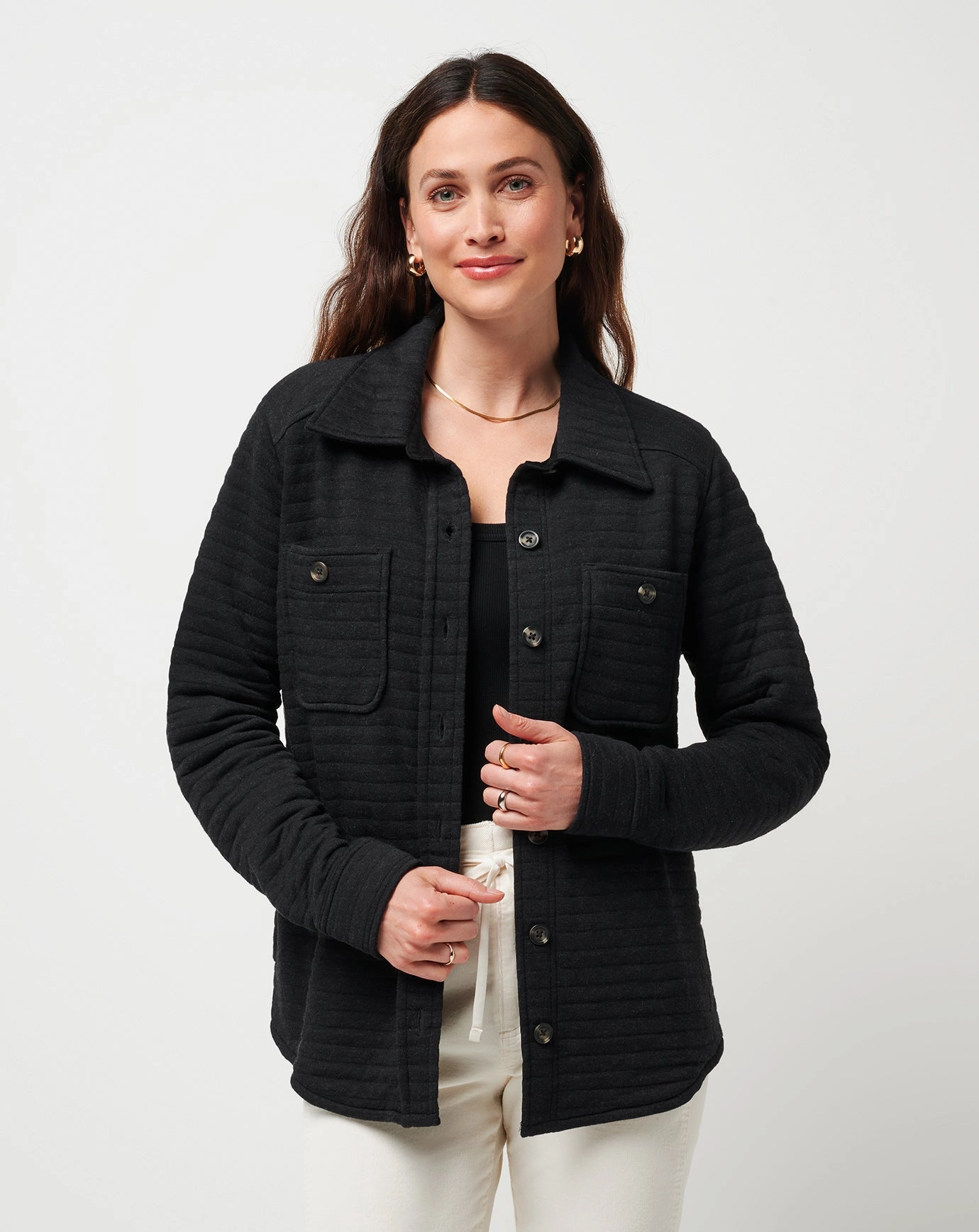 WeatherproofZipper Serene Horizon Shacket