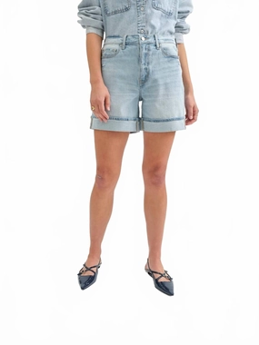 Easy Rider Mid Rise Cuffed Short In Dew Drop Handmade Quick Change Friendly