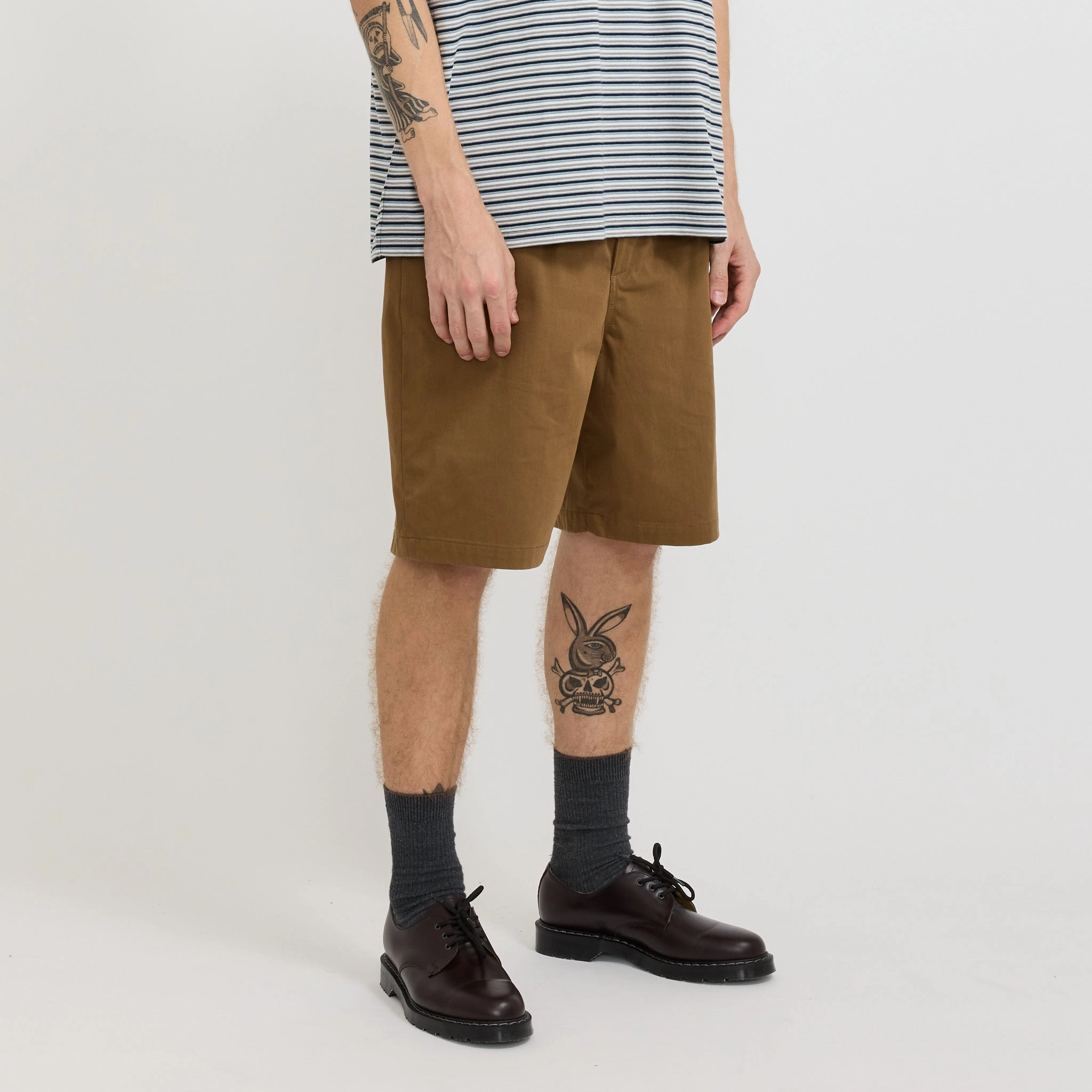 HighBackRise equestrian wear Easy Shorts Brown