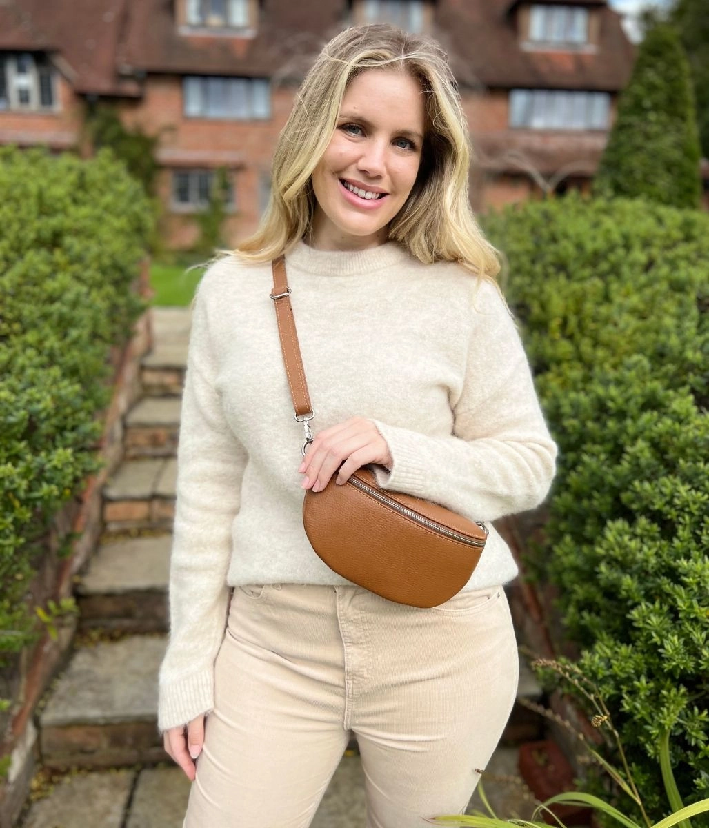 Versatile Fit Comfortable Look Ecru Alpaca Blend Crew Neck Jumper