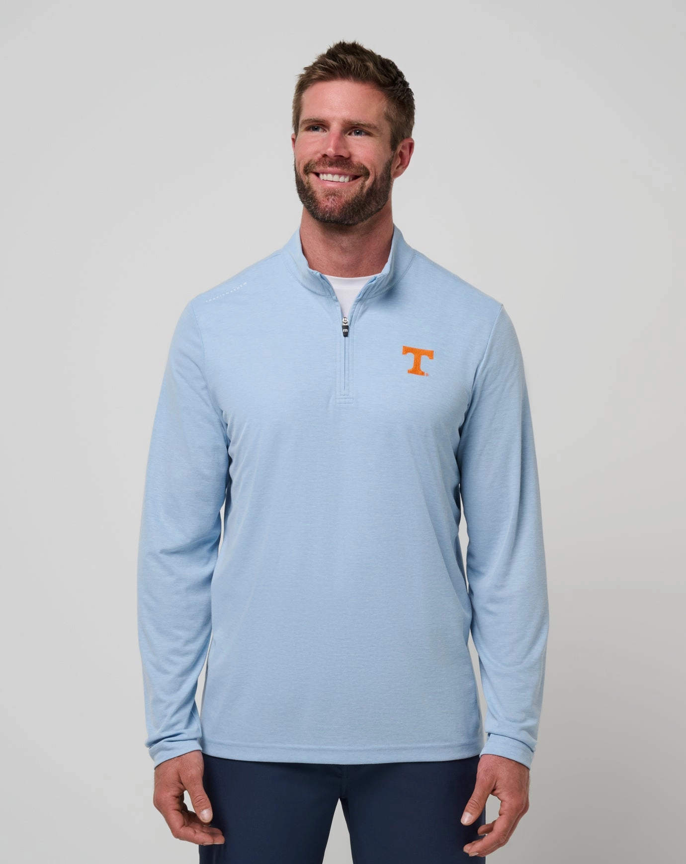 Rugged Style Breathable fabric tech Tennessee Time To Tailgate Quarter Zip