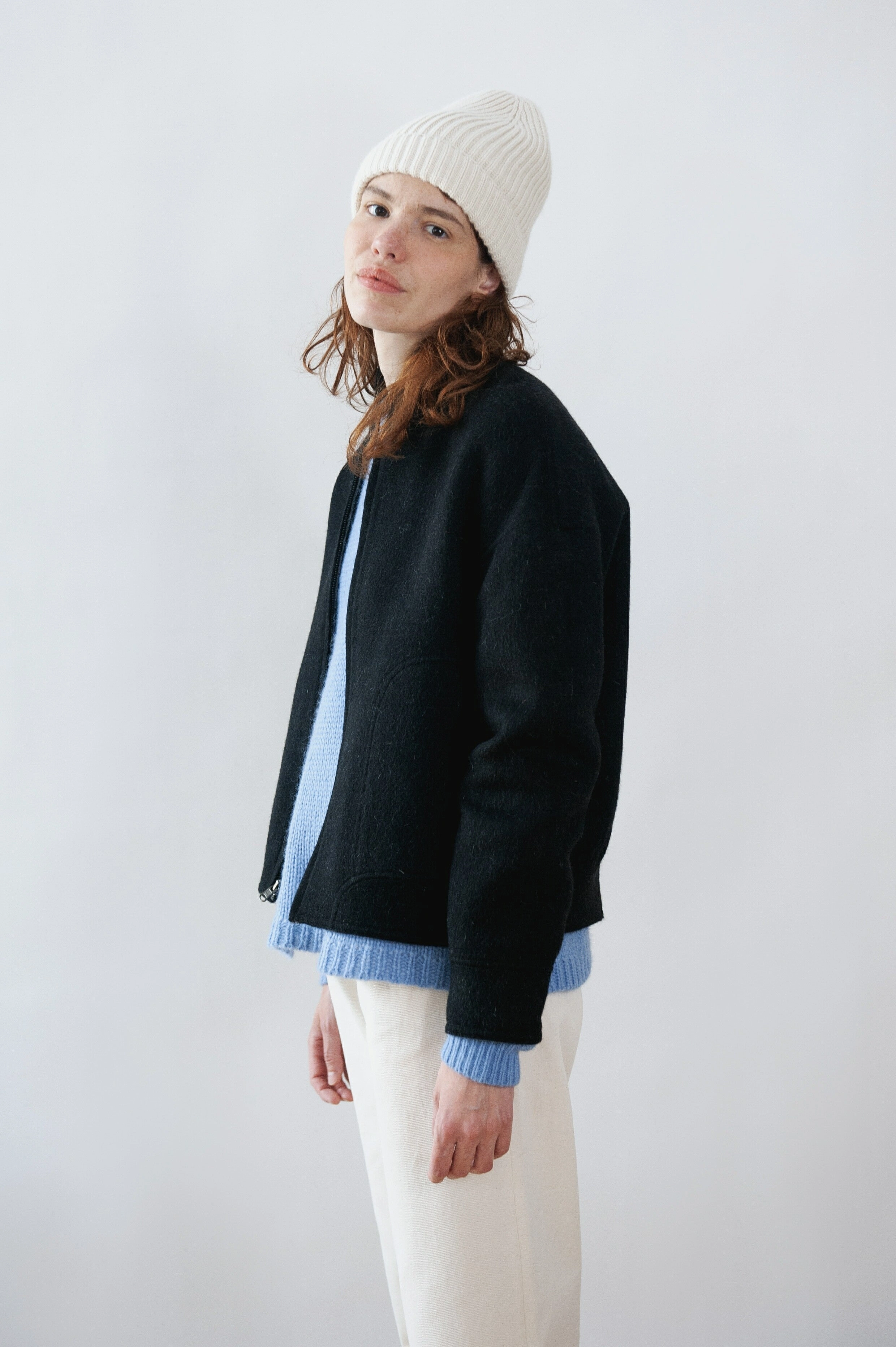 Eleanor Reversible Jacket Anthracite - Black TapedZippers Winter Fashion