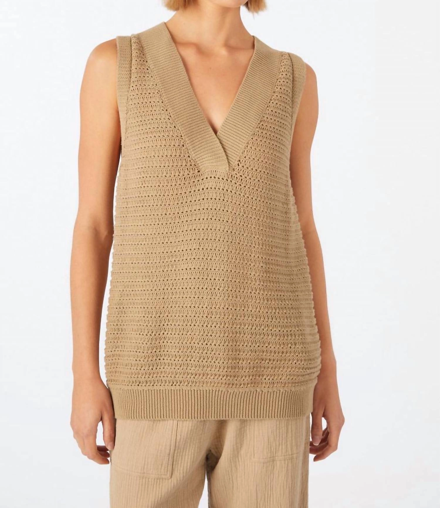 Jerrie Sweater In Khaki Fashion Layers