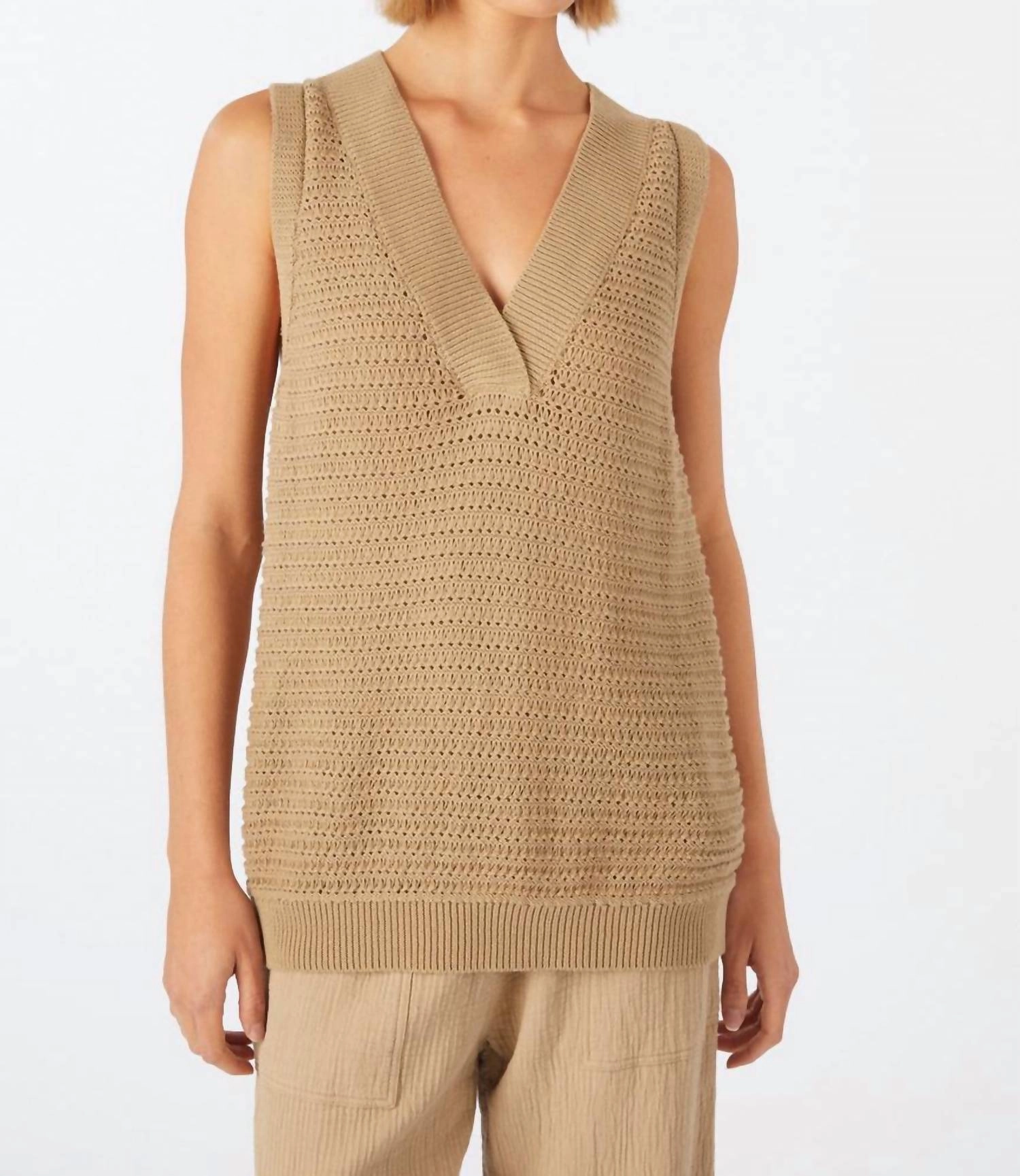 Jerrie Sweater In Khaki Knitwear Design