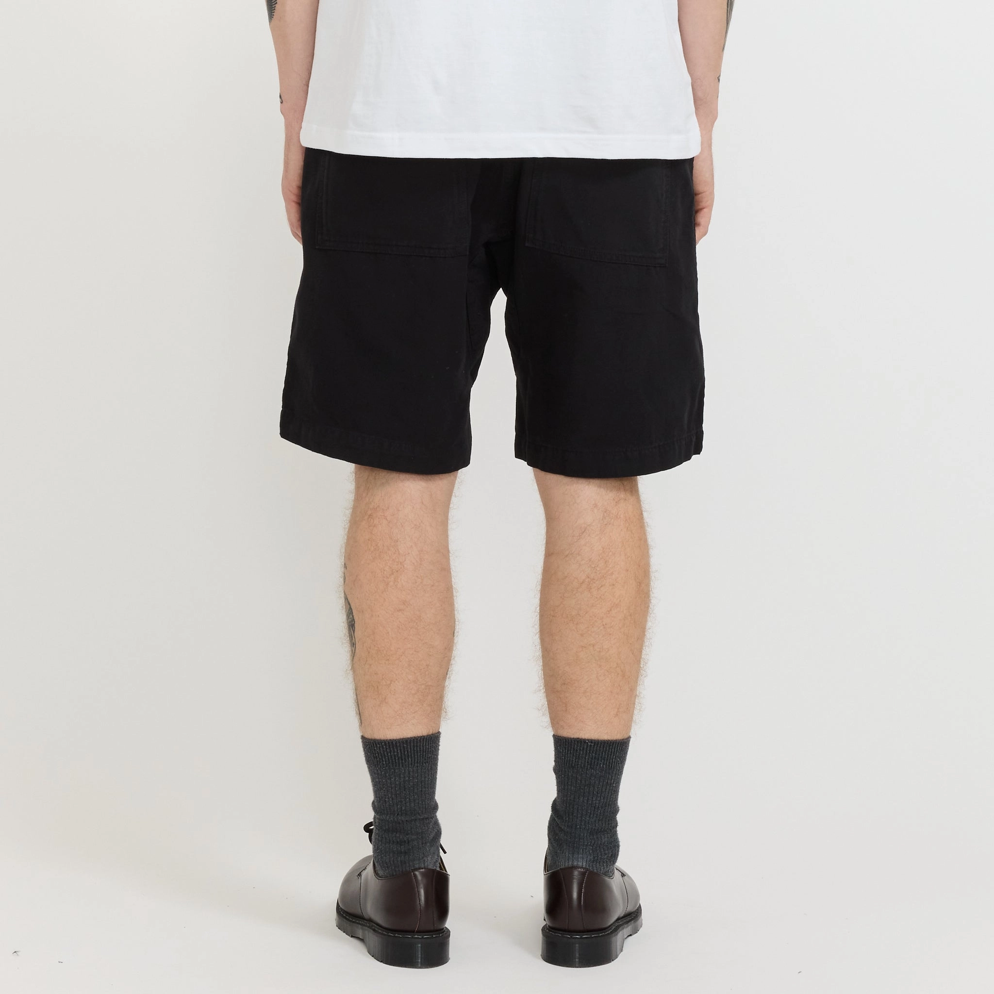 Canvas Chef Shorts Black Sport Comfort