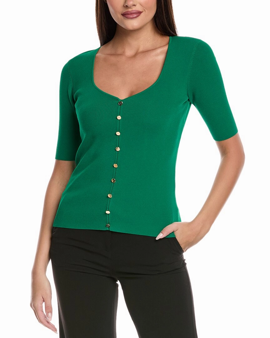 Chilly Wardrobe Knitwear Comfort Elie Tahari The Jessica Sweetheart Sweater