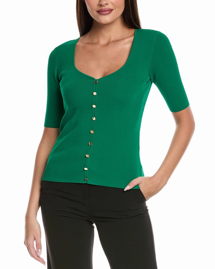 Cozy Vibe Versatile Layering Piece Elie Tahari The Jessica Sweetheart Sweater