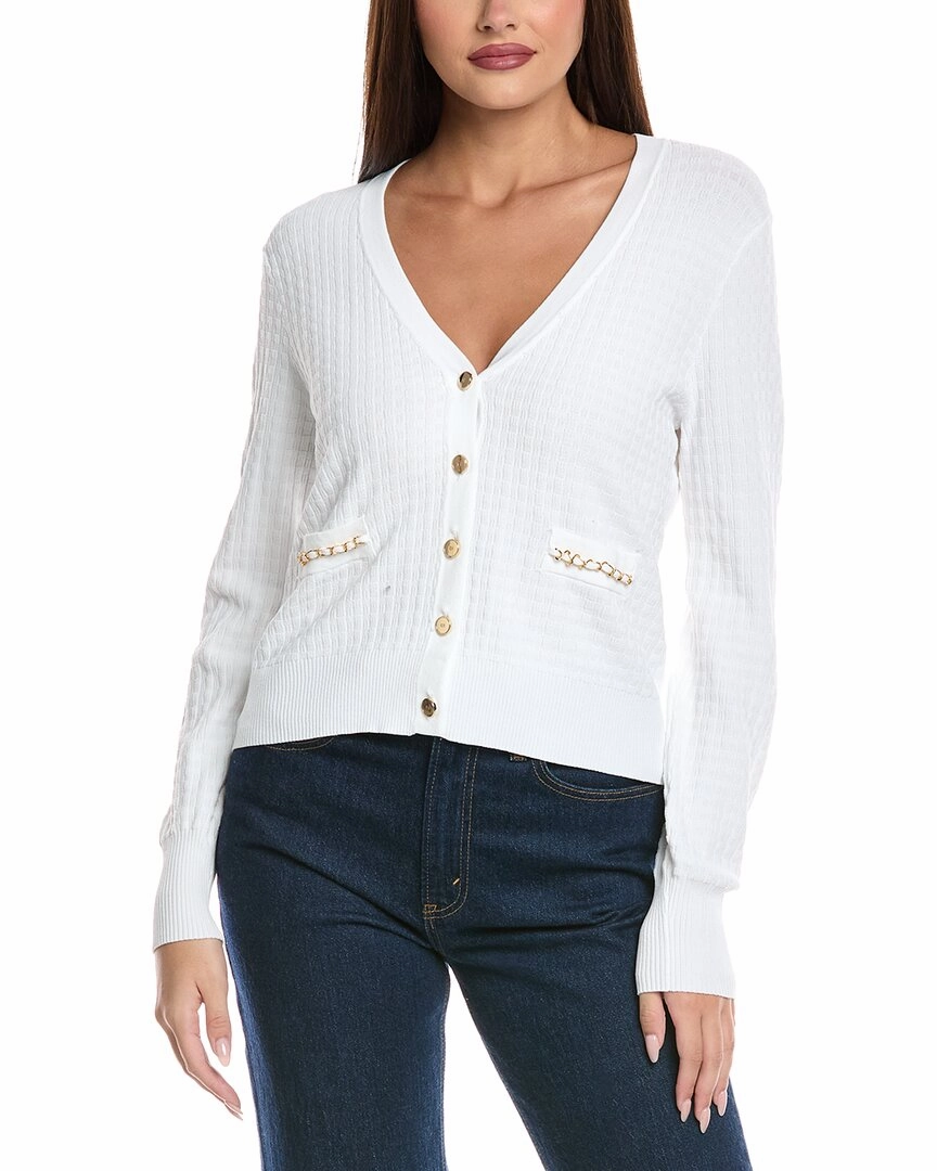 Elie Tahari The Oaklee Cardigan Sweater Low carbon footprint Casual Fashion