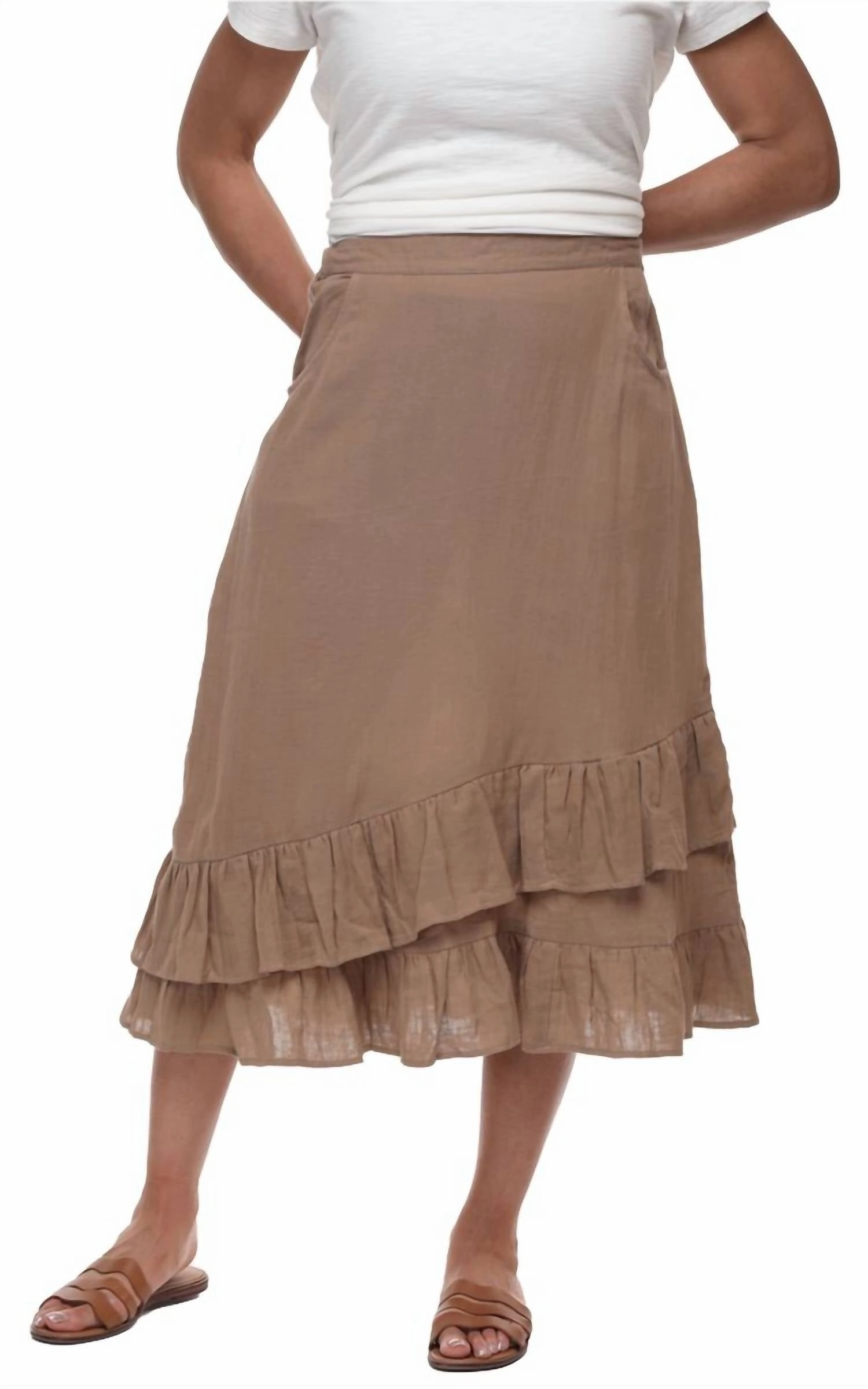 Plant Based Material Erika Skirt In Sand