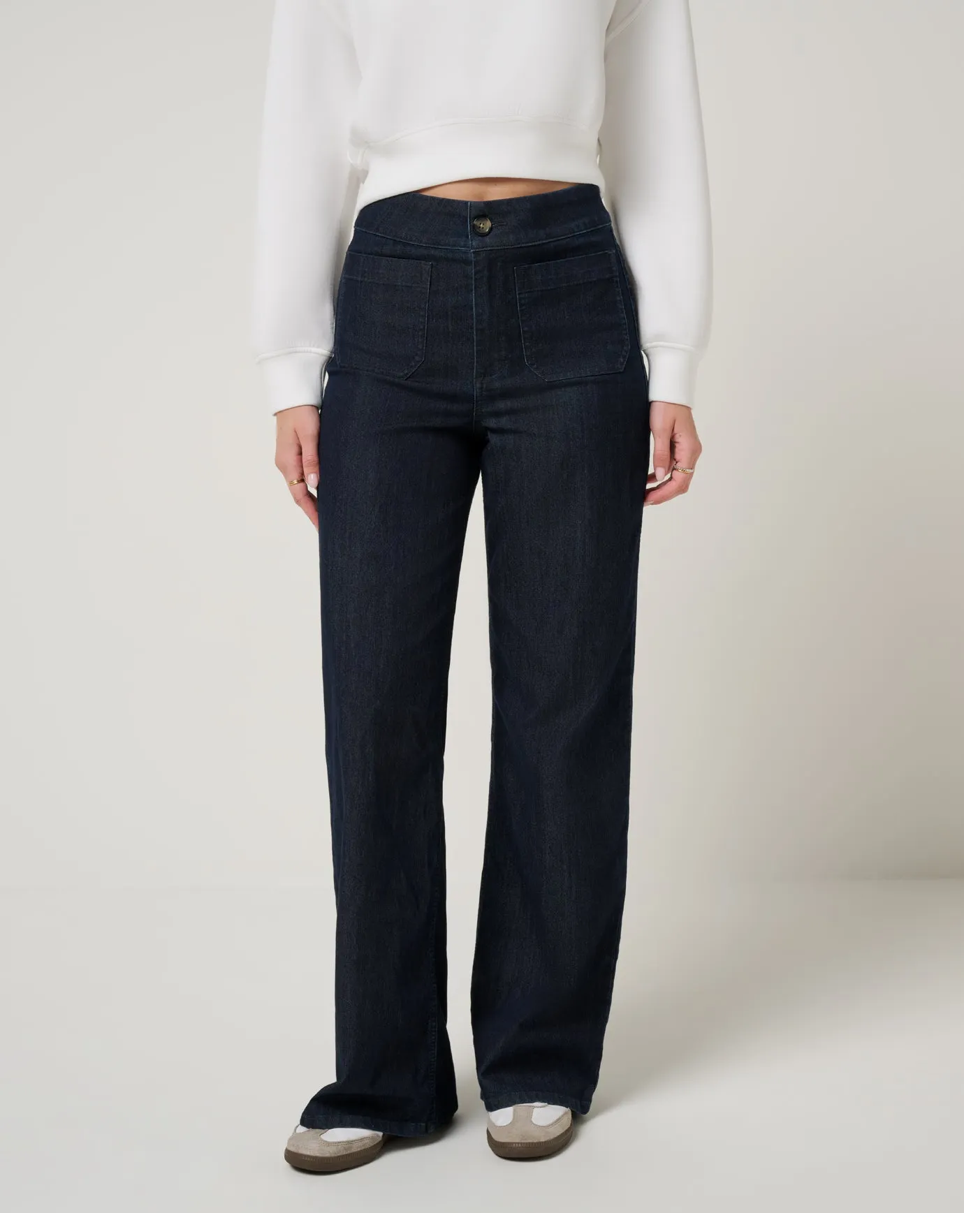 Everyday Denim Long Pant NonIrritatingStitching All Season Versatility