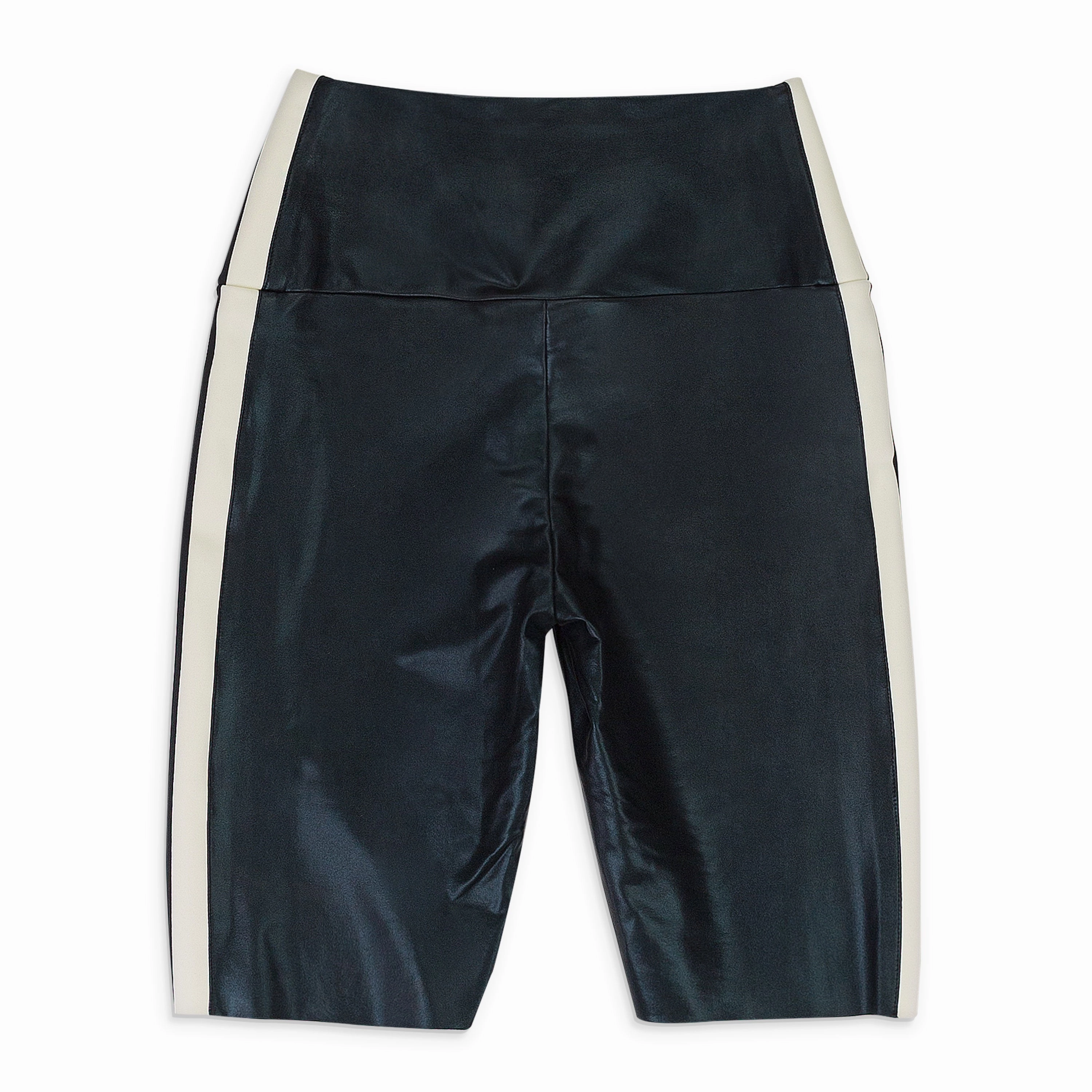 SIDE STRIPE BERMUDA BLACK SHORTS Fun Prints Snag Free Material