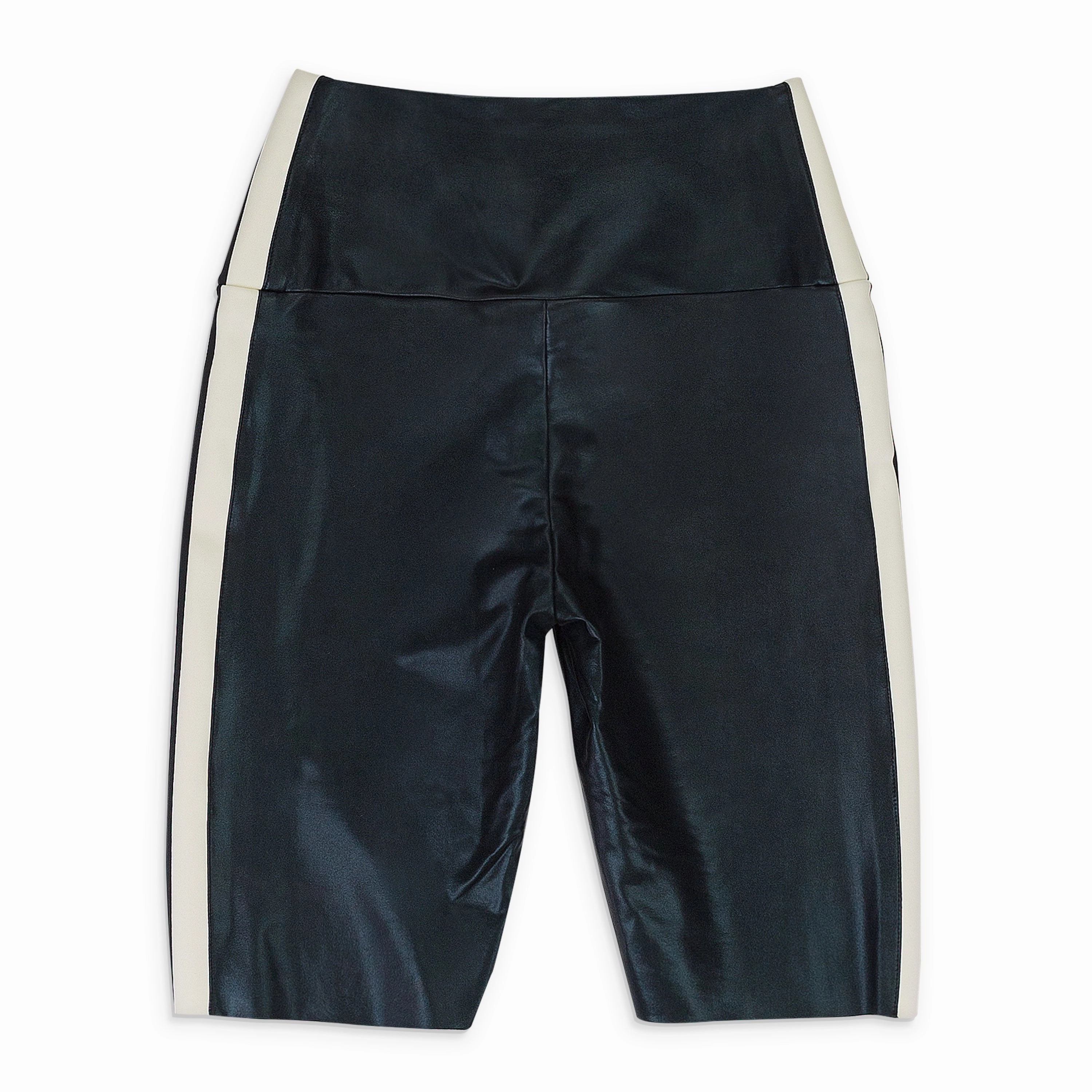 SIDE STRIPE BERMUDA BLACK SHORTS Hidden Storage Compartment gym kit